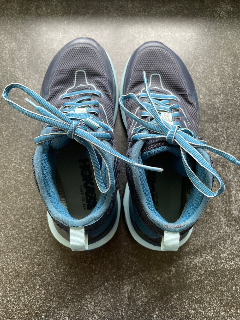 Hoka Women's Toa GTX Size US 7.5 Hiking Boot Blue Navy Outdoor Athletic Shoe - Picture 13 of 15